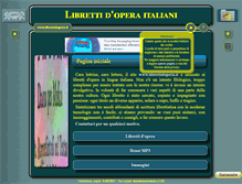 Tablet Screenshot of librettidopera.it